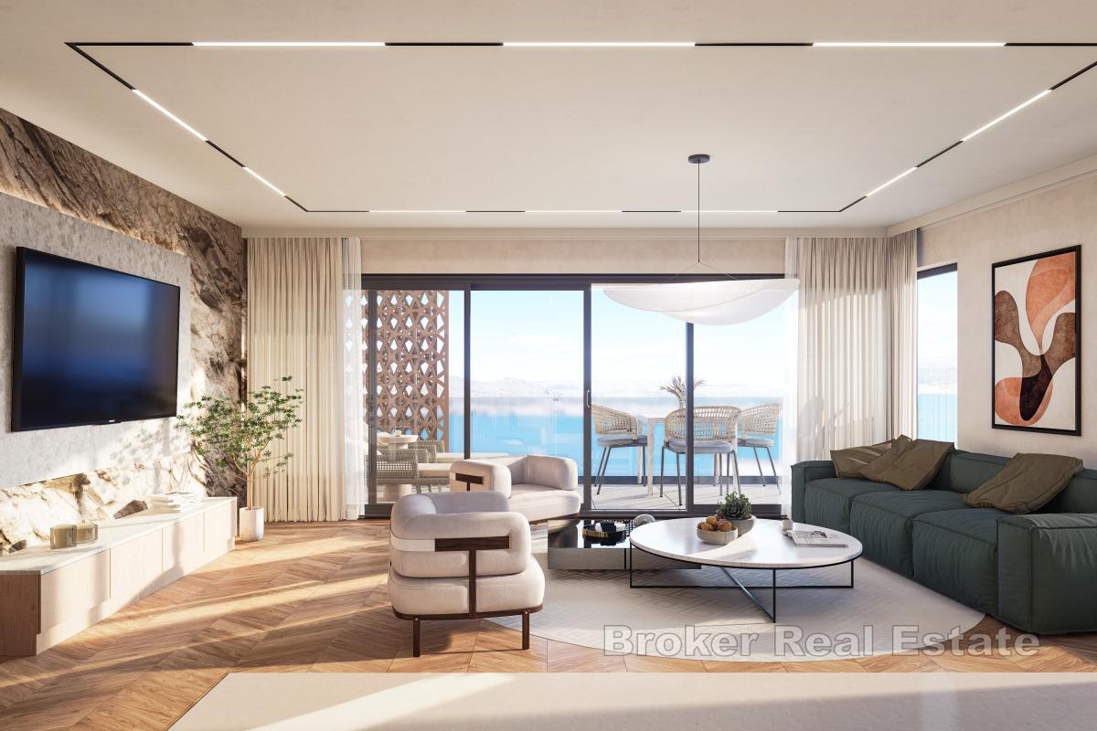 Confortable appartement deux chambres en première ligne de mer