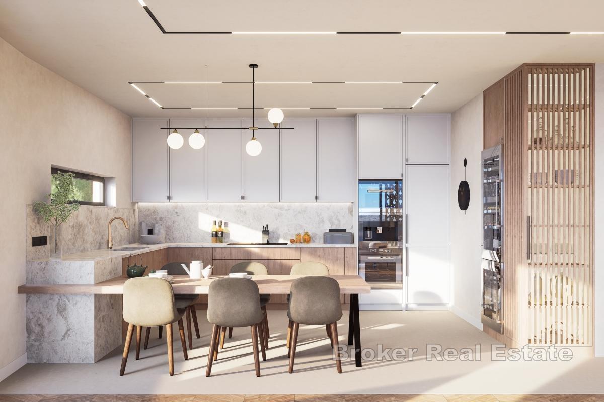 Appartement unique avec grand balcon en deuxième ligne de mer