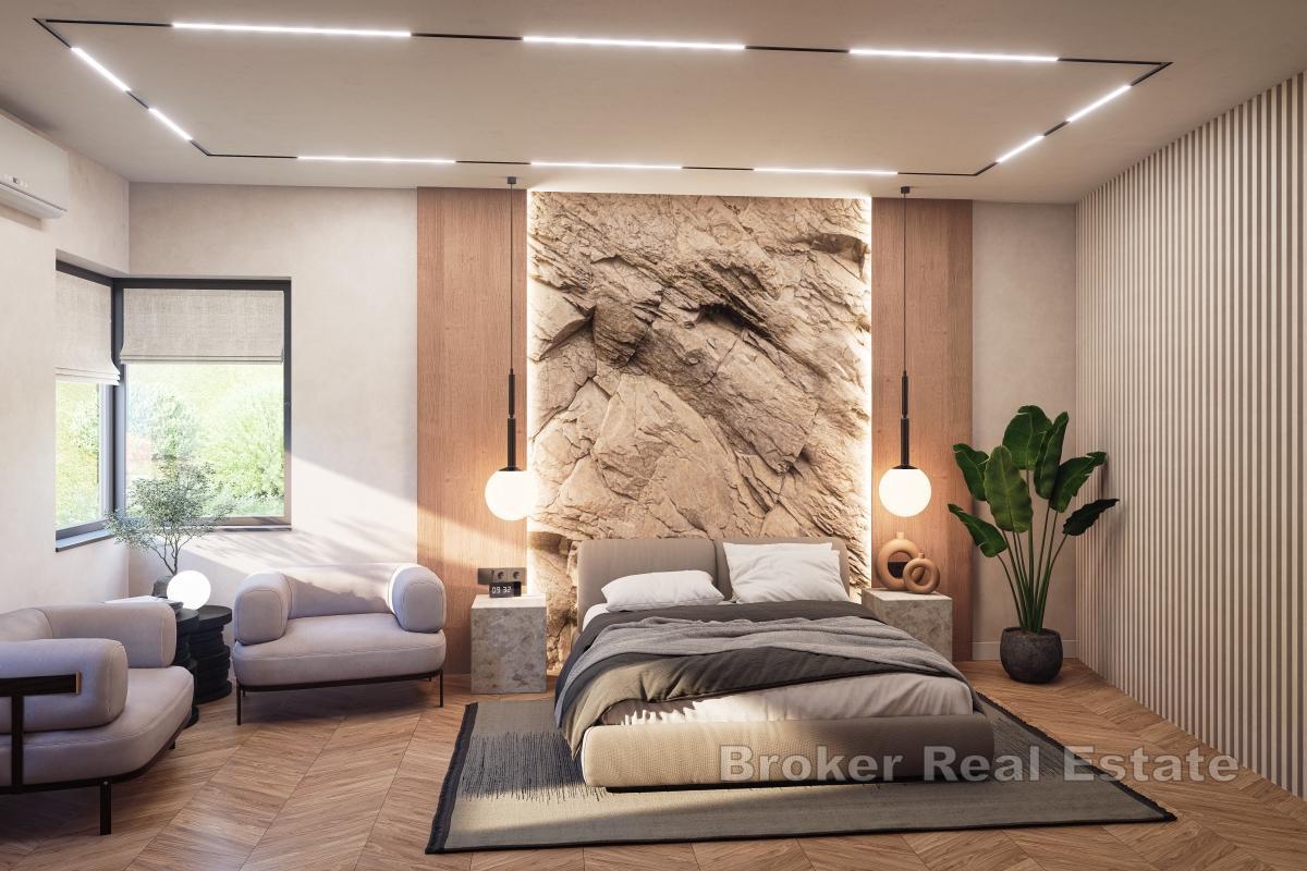 Appartement unique avec grand balcon en deuxième ligne de mer