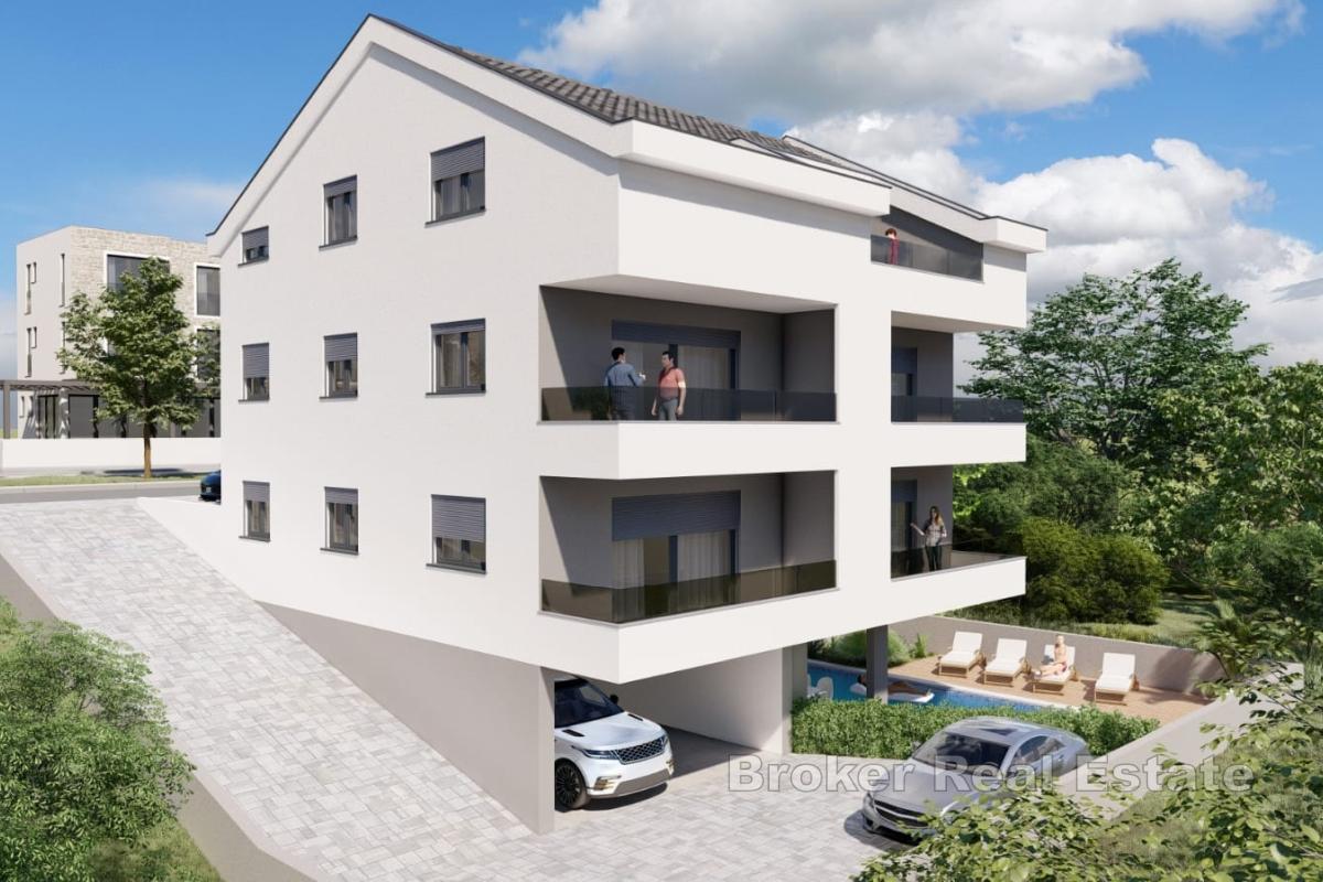 Moderno appartamento con due camere da letto e vista mare
