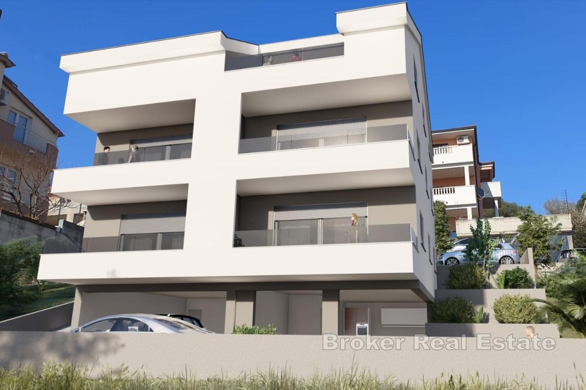 Moderno appartamento con due camere da letto e vista mare