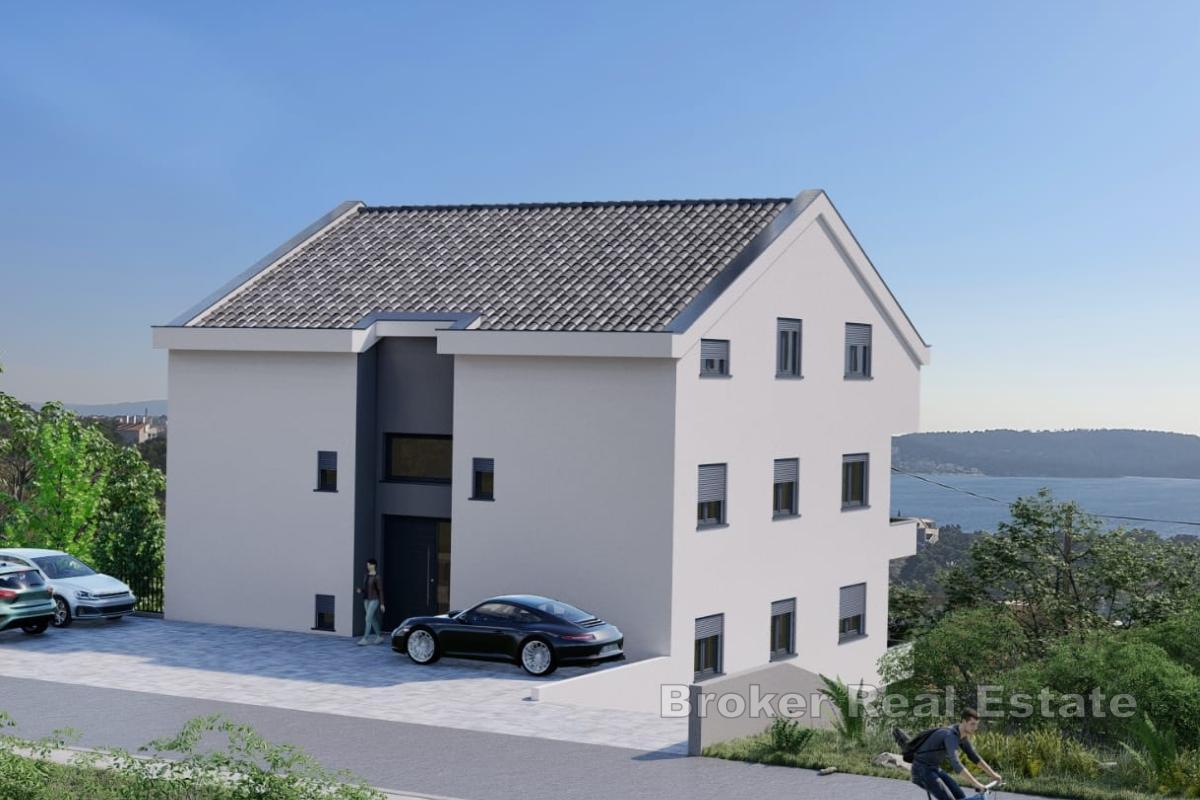 Moderno appartamento con due camere da letto e vista mare