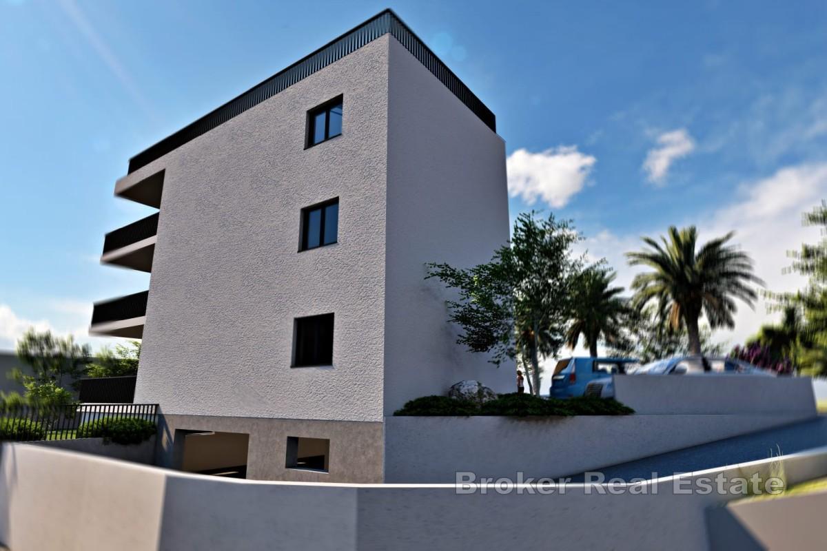 Appartement penthouse moderne de deux chambres avec vue sur mer