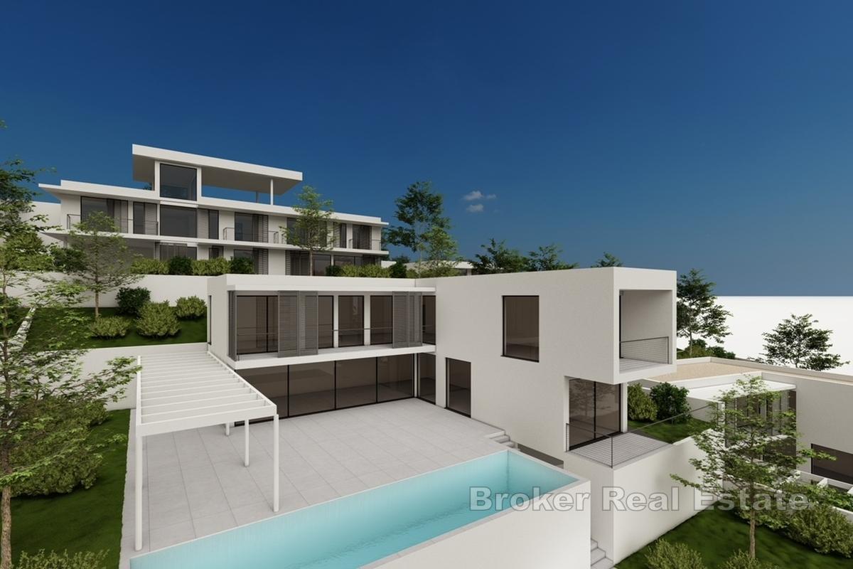 Tomt med havsutsikt och bygglov för villa