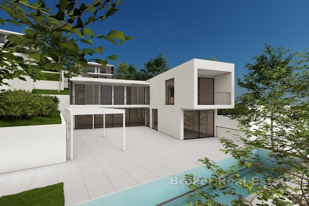 Tomt med havsutsikt och bygglov för villa