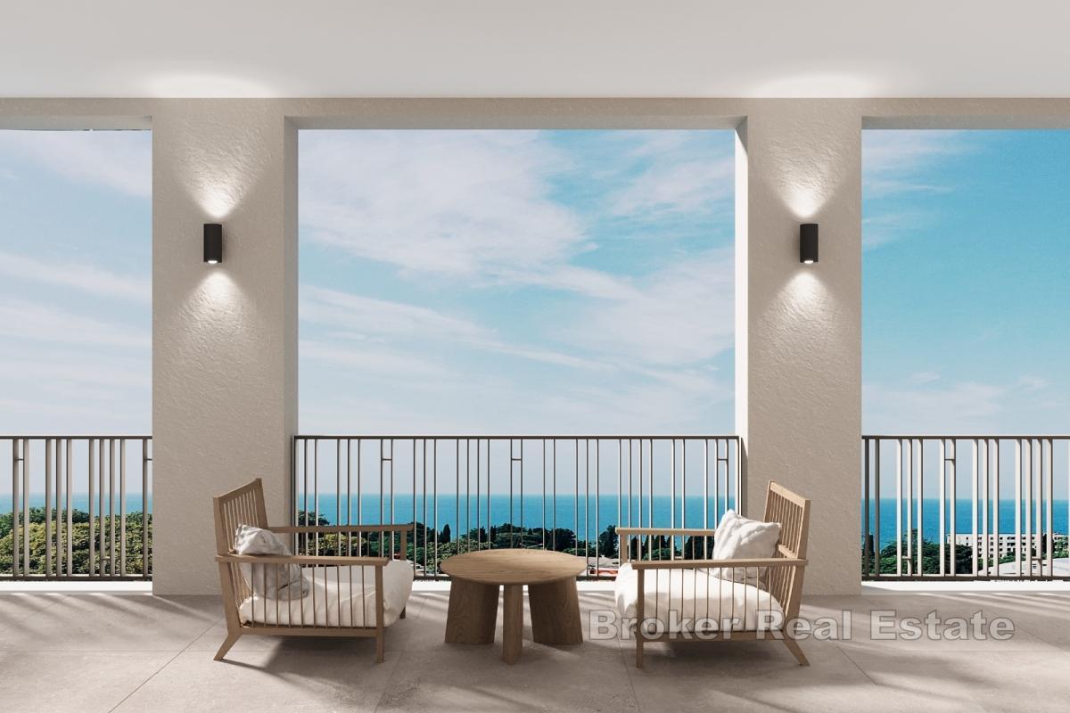 Appartement moderne au rez-de-chaussée d'un immeuble neuf