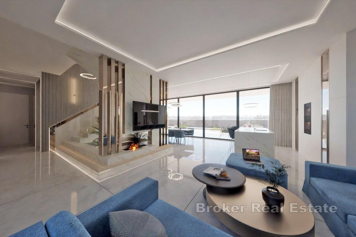 Villa de luxe dans un immeuble neuf près de la mer