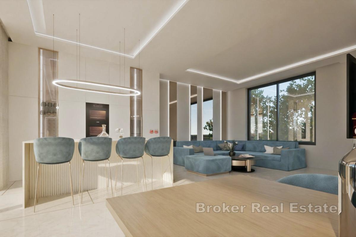 Villa de luxe dans un immeuble neuf près de la mer