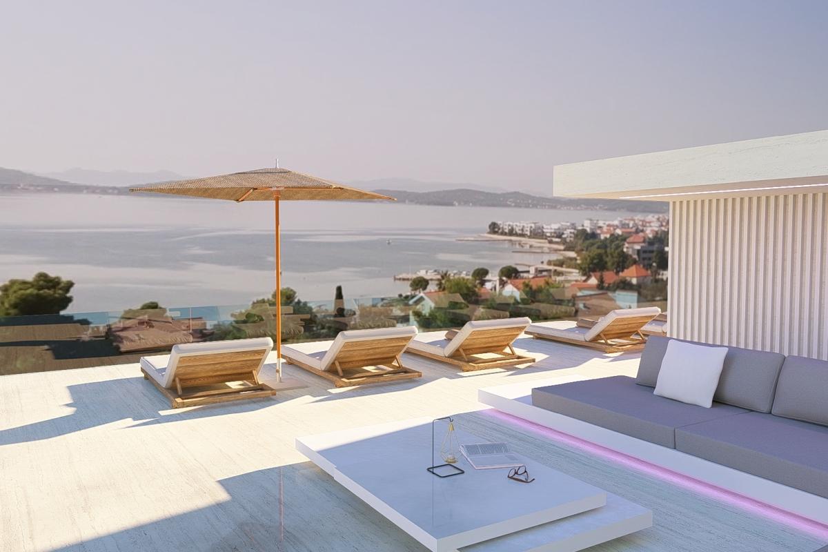 Luxuriöse Villa mit Panoramablick aufs Meer