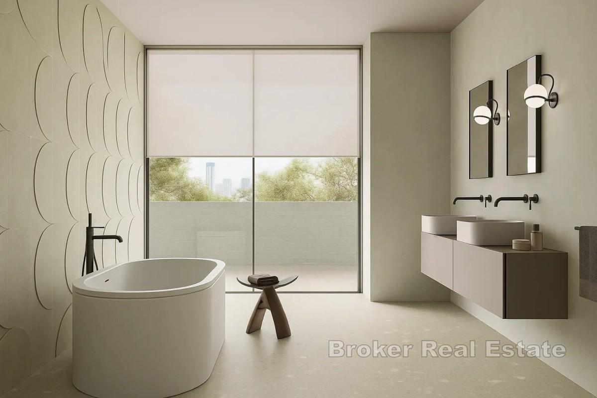 Appartement moderne de deux chambres en bord de mer dans un quartier recherché