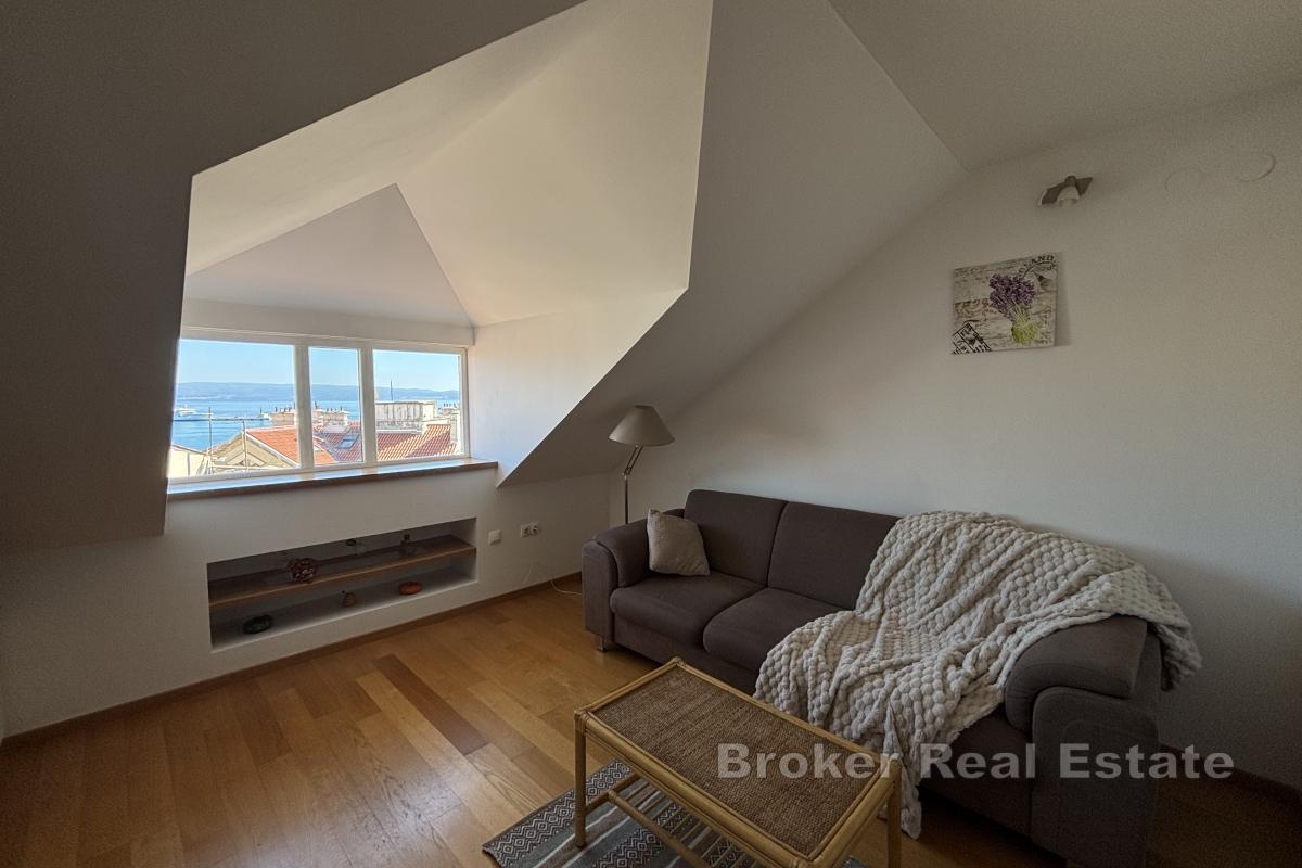 Möblierte 2-Zimmer-Wohnung mit Meerblick in Toplage