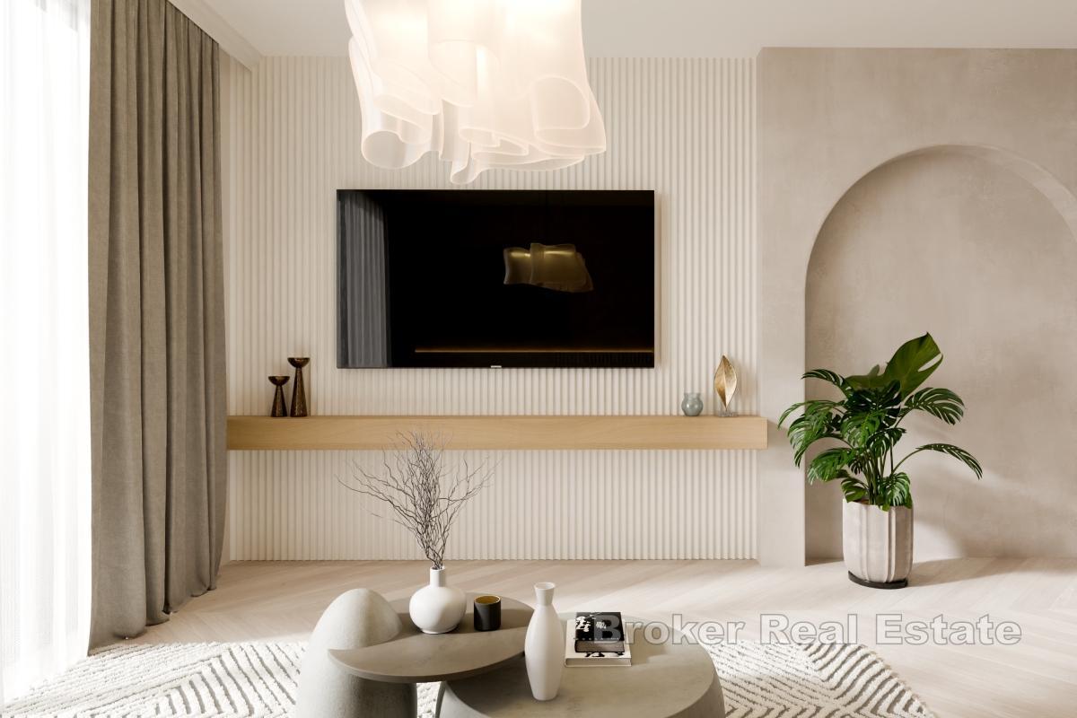 Luxusní třípokojový penthouse apartmán s výhledem na moře