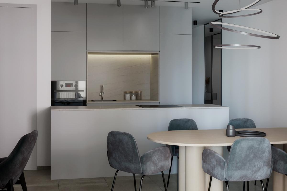 Nowoczesny apartament z dwiema sypialniami i ogrodem