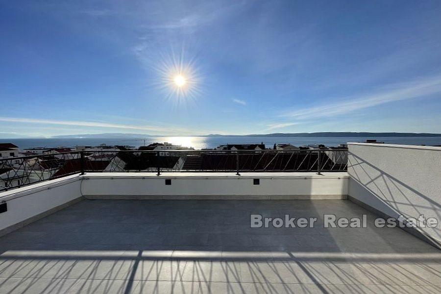 Penthouse z widokiem na morze i tarasem
