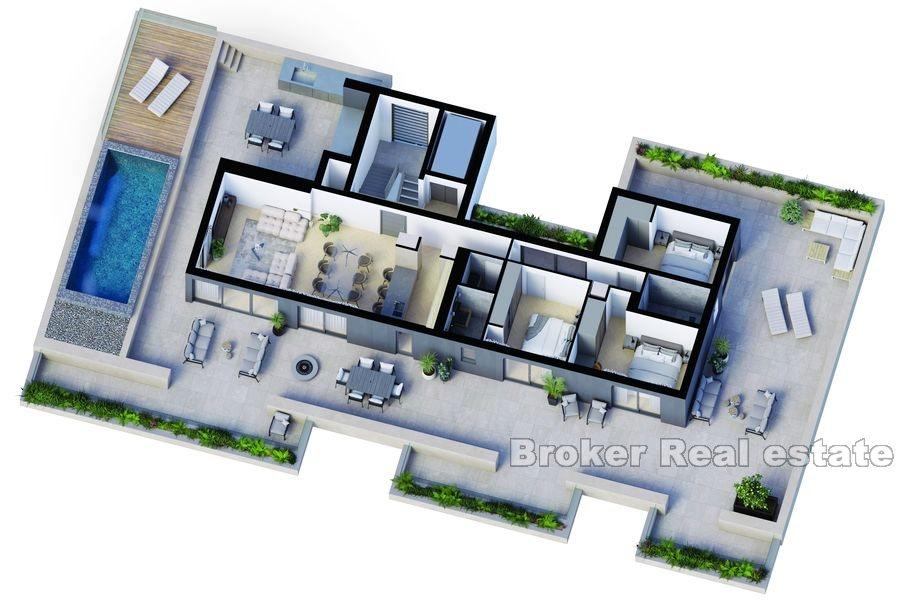 Luxuriöses Penthouse mit offenem Meerblick