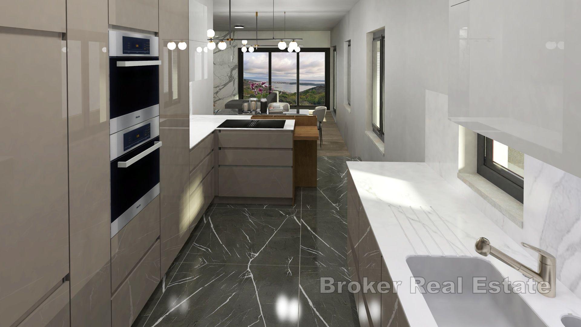 Villa de luxe avec vue panoramique sur la mer