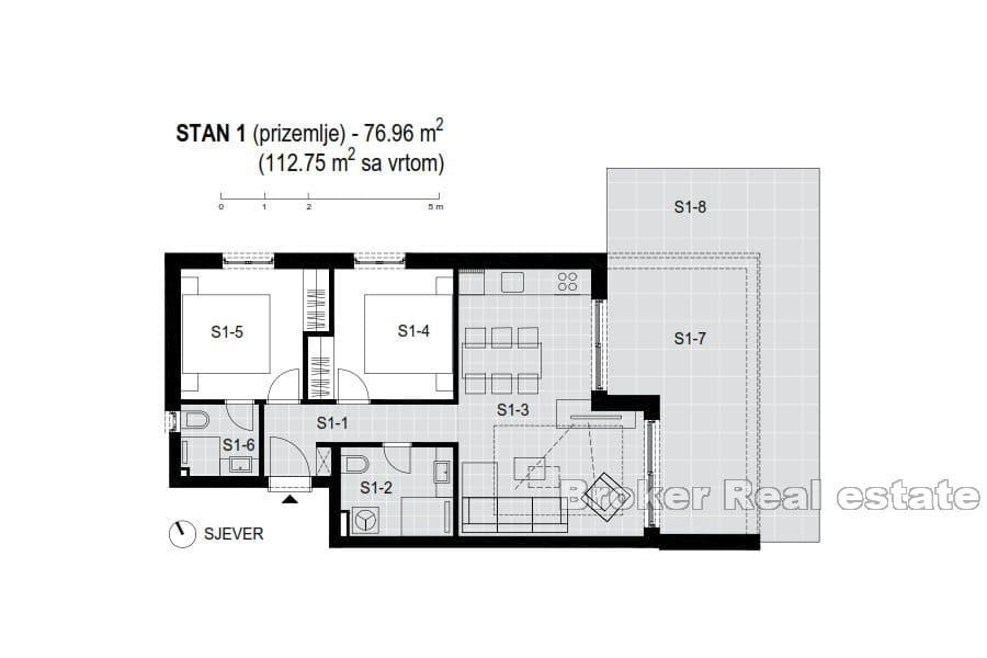 Luxuswohnungen im Neubau