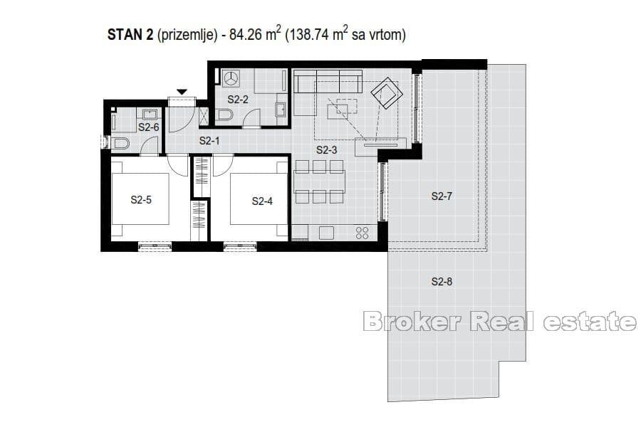 Luxuswohnungen im Neubau