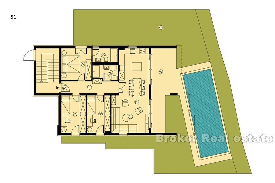 Luxury apartments in new construction