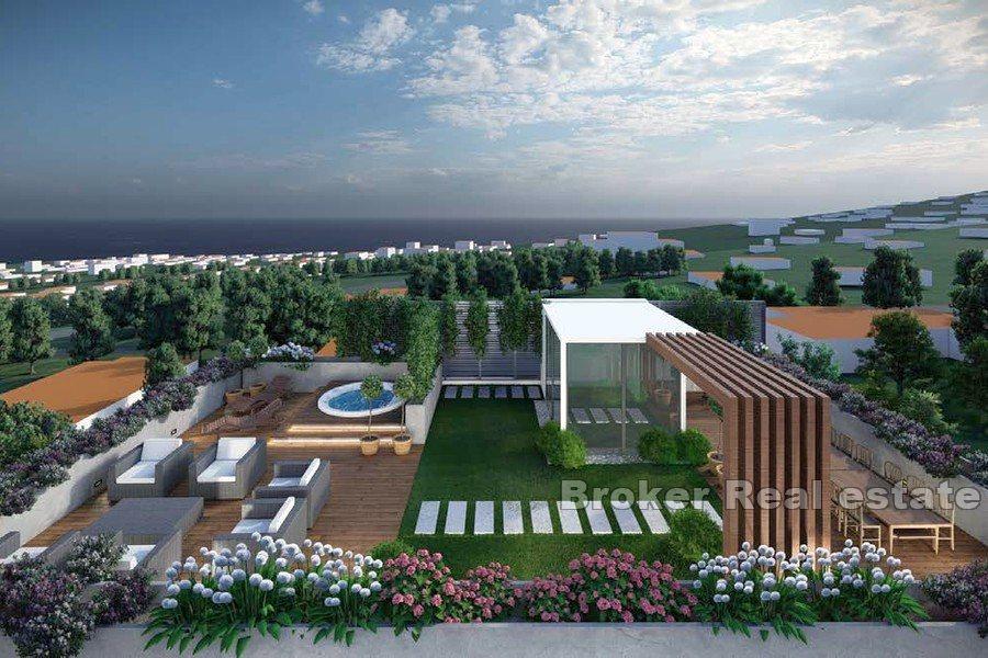 Complexe de villas avec vue mer