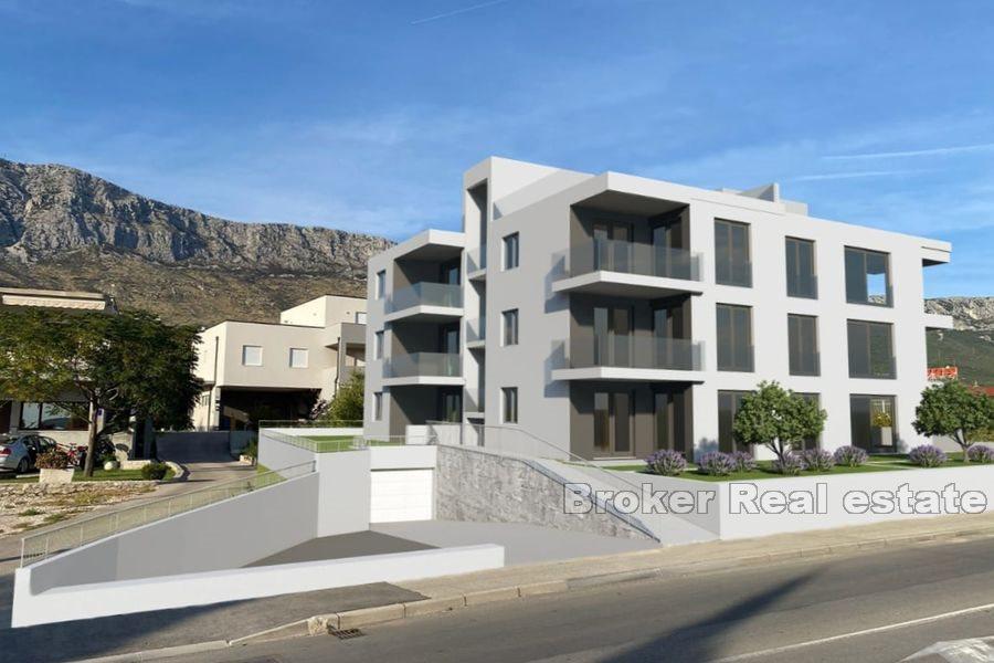 Newly built apartments near the sea
