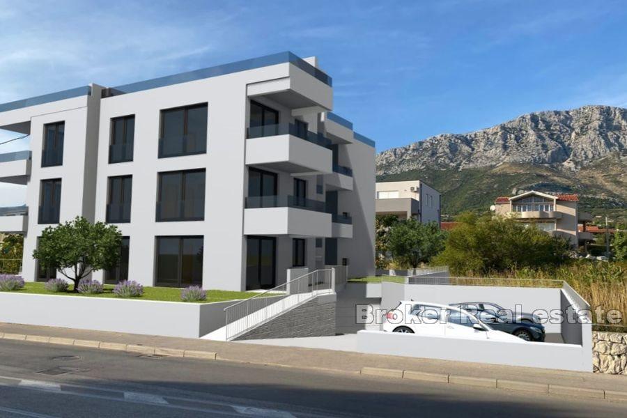 Newly built apartments near the sea