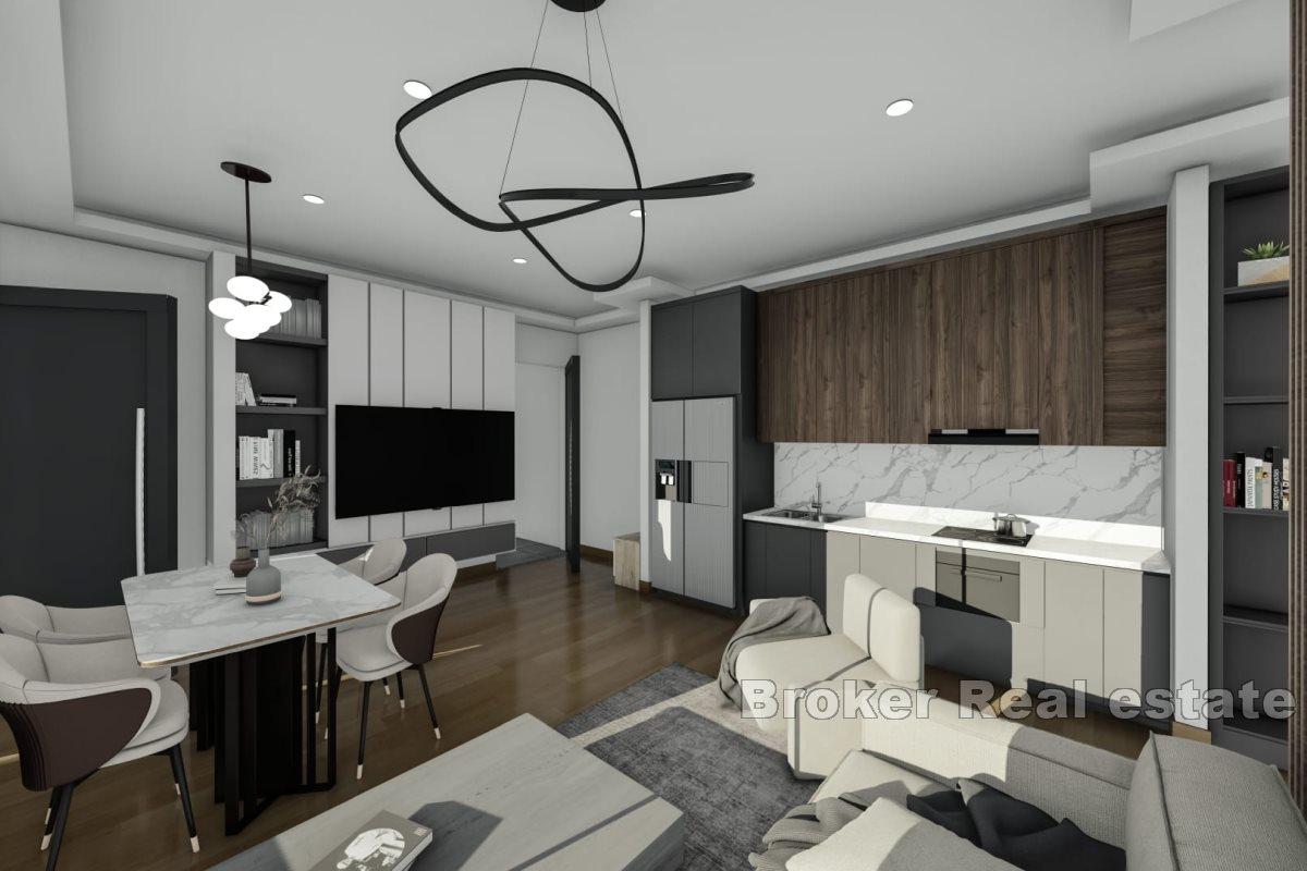 Modern apartments located in a quiet location