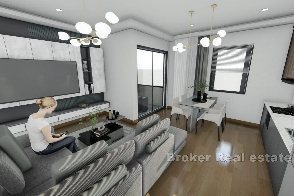 Modern apartments located in a quiet location