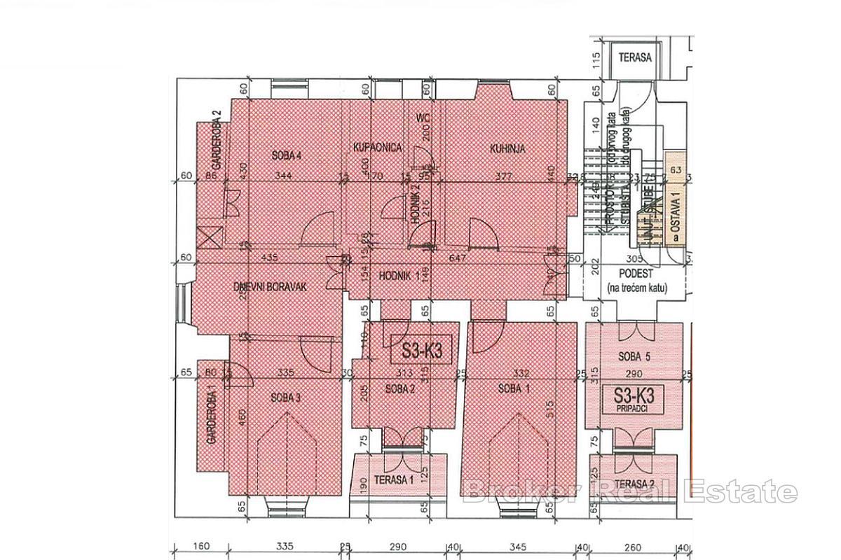 Stan s jedinstvenim pogledom, Split