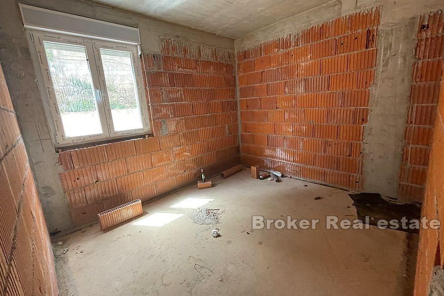 House near the sea, unfinished condition