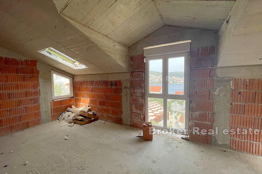 House near the sea, unfinished condition