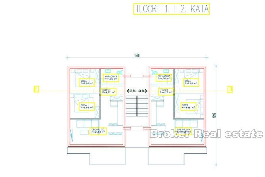 Apartamenty z dwiema sypialniami i widokiem na morze
