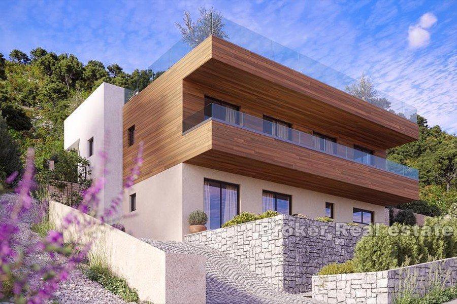 Moderne Villa mit offenem Meerblick
