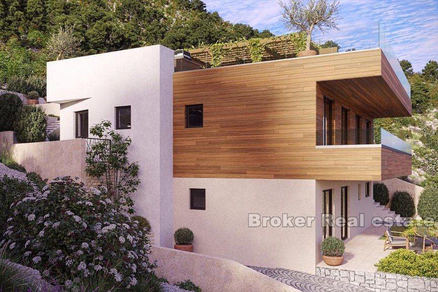 Moderní vila s otevřeným výhledem na moře