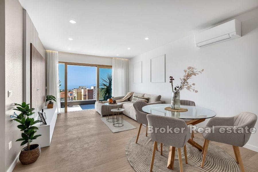 Newly built apartments with sea view