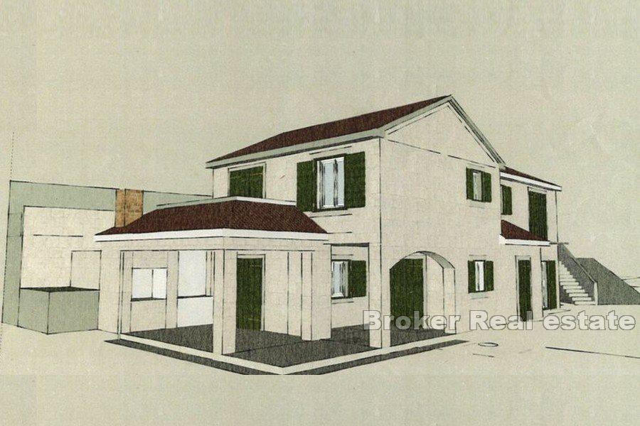 Dom z widokiem na basen i morze