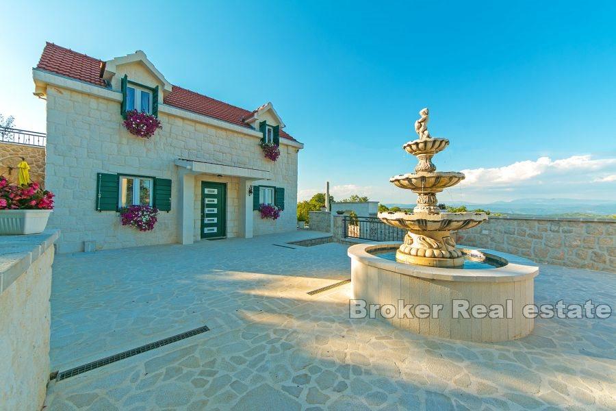 Stone house with swimming pool