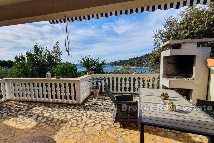 Two-story house near the sea