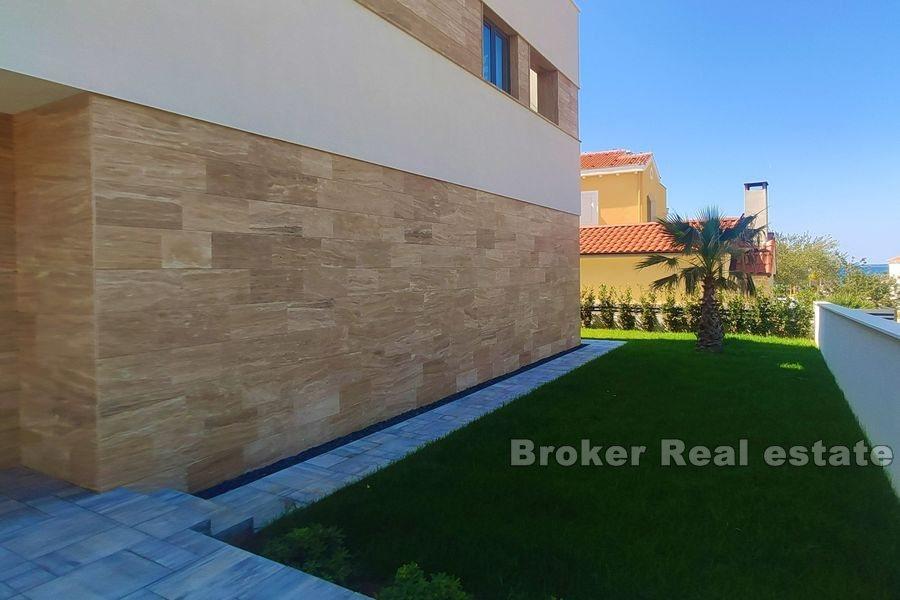 Modern villa with a pool and sea view