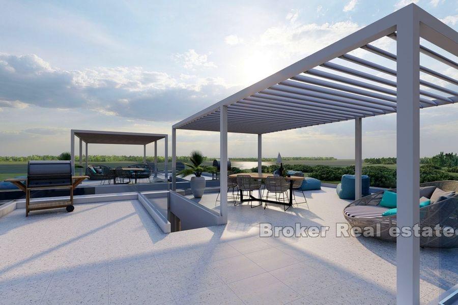 Newly built apartments with sea view