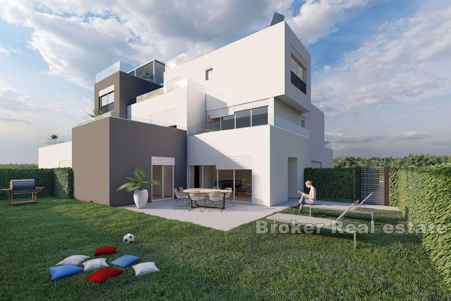 Nově postavené apartmány s výhledem na moře