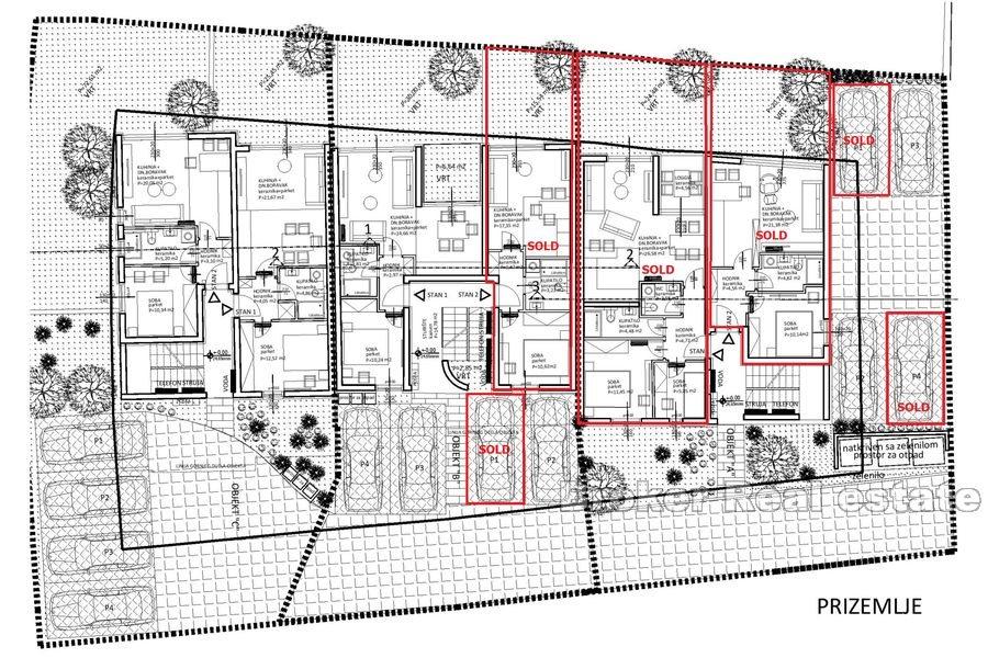 Apartmani u izgradnji sa pogledom na more