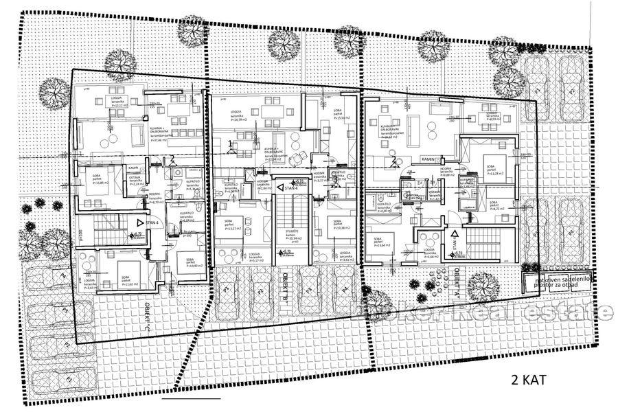 Apartments im Bau mit Meerblick