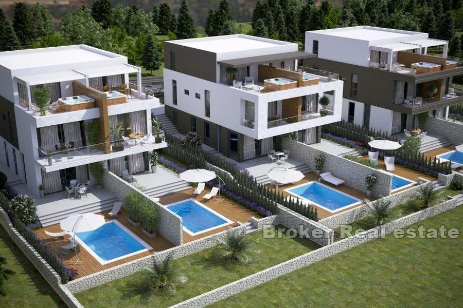 Luxury apartments with pool