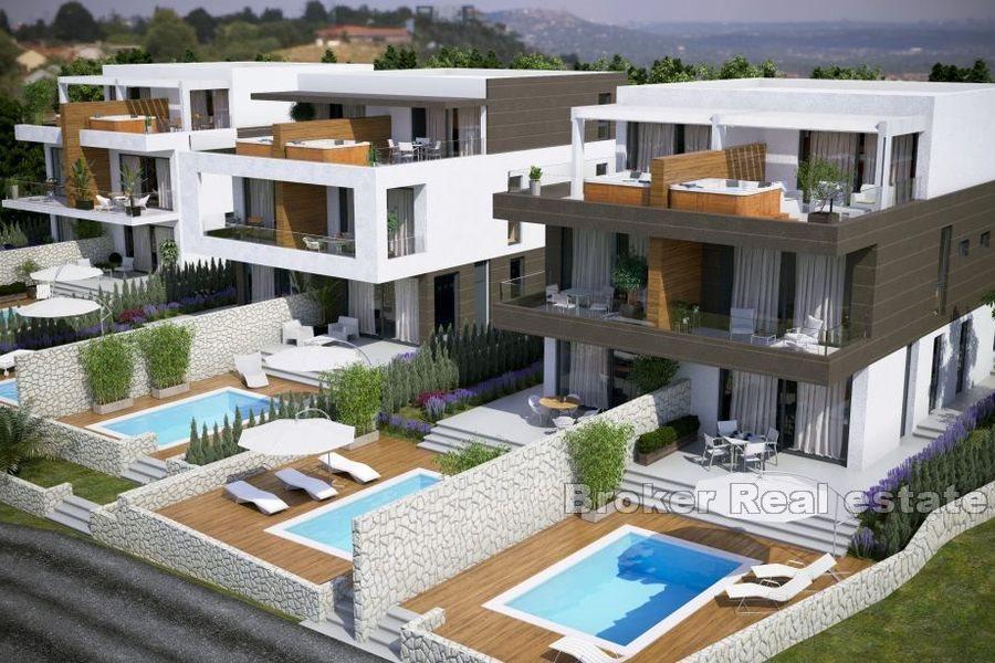 Luxury apartments with pool