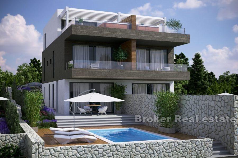 Luxury apartments with pool