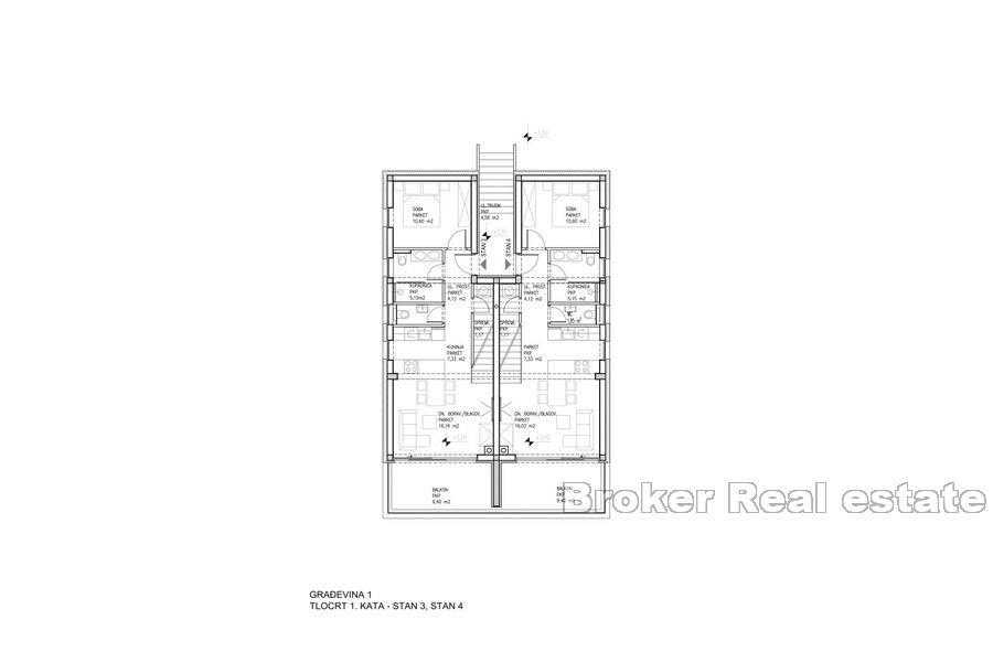 Luxus-Penthouse mit Meerblick