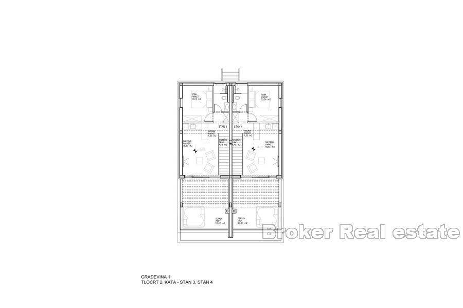 Luxus-Penthouse mit Meerblick