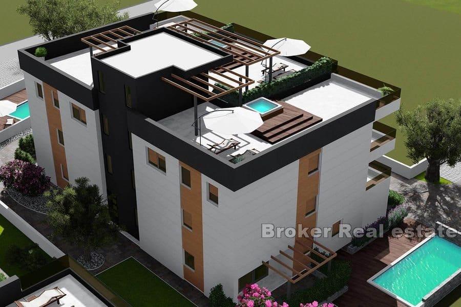 Moderne Apartments mit Meerblick