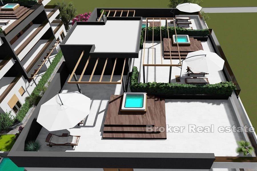 Moderne Apartments mit Meerblick